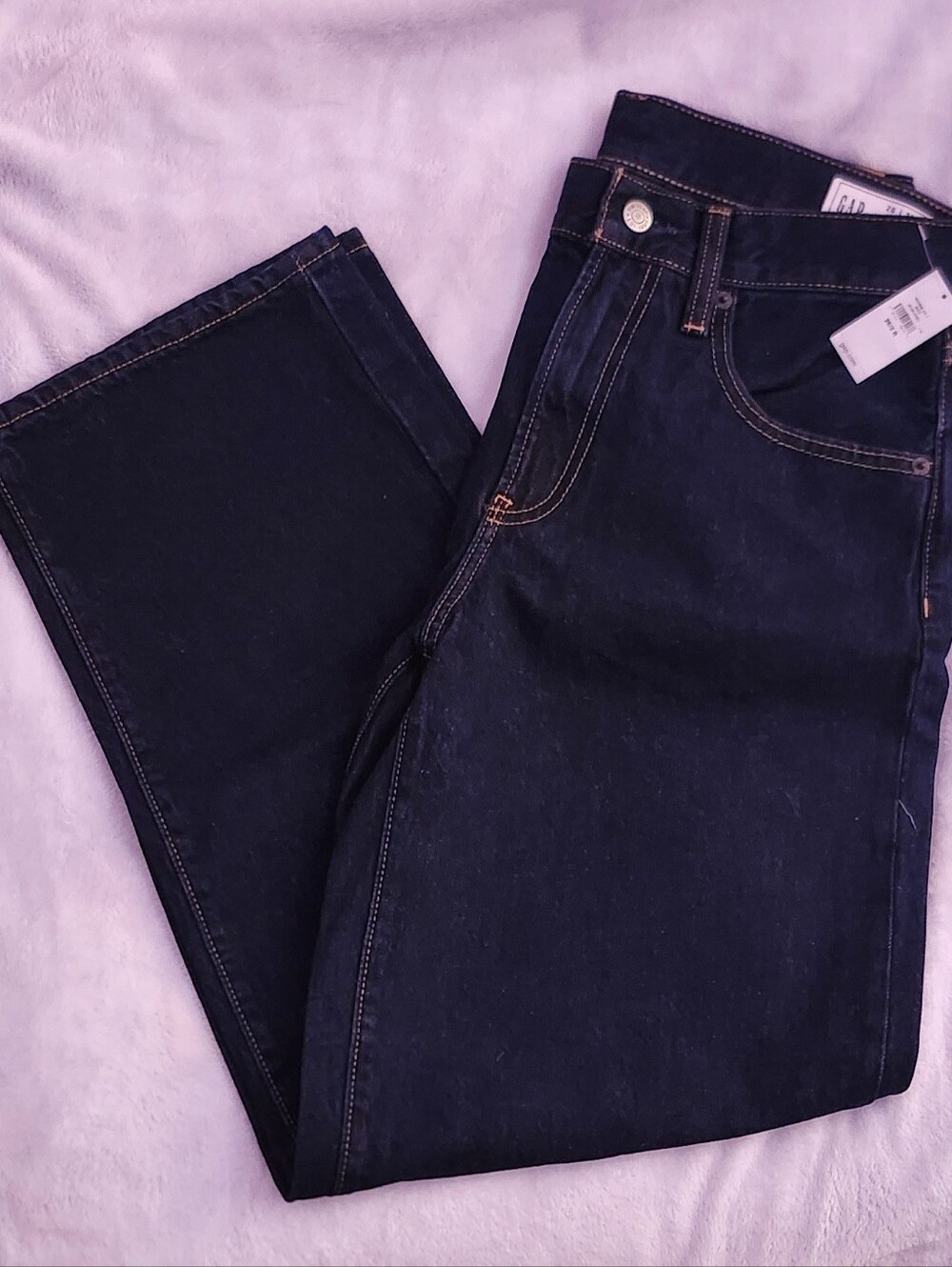 GAP Hailey Extra Baggy Dark Midnight Indigo Jean Size 26 Regular